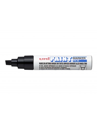 Uni-ball PX-30 Marcador de Pintura - Ponta Biselada Acrílica 4-8,5mm - Permanente em Todas as Superfícies - Resistente à Luz e 
