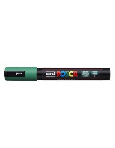 Posca PC-5M Marcador de Pintura - Ponta de Bala 1.8-2.5mm - Tinta à Base de Água - Resistente à Luz - Não Permanente - Cor Verd 2