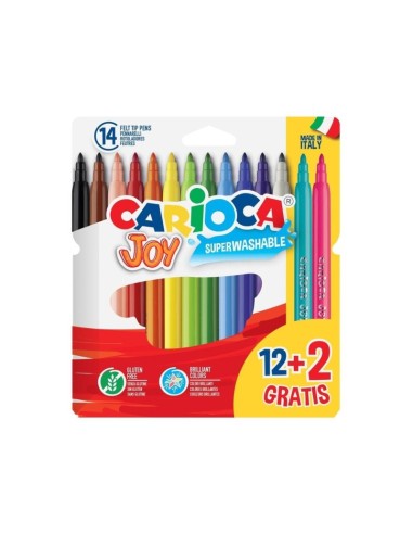 Carioca Expositor de Chão 12+2 Inclui 48 Packs Marcadores Joy 12+2, 24 Packs Marcadores Jumbo 12+2, 90 Packs Lápis de Cor Tita 