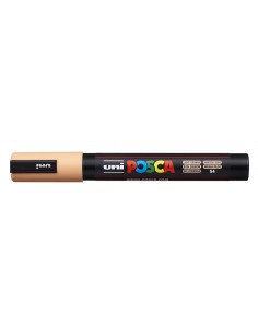 Posca PC-5M Marcador de Pintura - Ponta de Bala 1.8-2.5mm - Tinta à Base de Água - Resistente à Luz - Não Permanente - Cor Lara 2