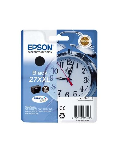 Epson T2791 (27XXL) Preto Cartucho de Tinta Original - C13T27914012
