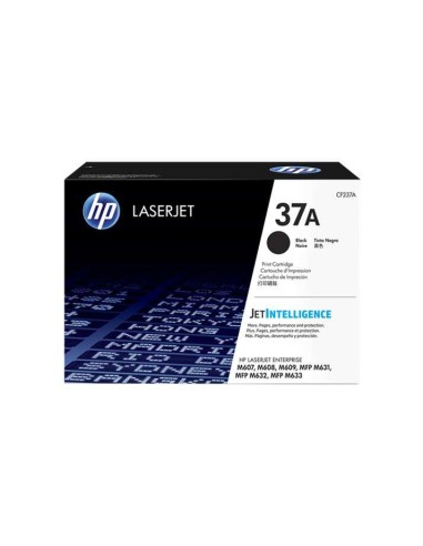 HP CF237A Preto Cartucho de Toner Original - 37A