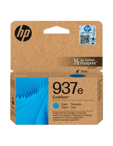 HP 937e Ciano Cartucho de Tinta Original - 4S6W6NE