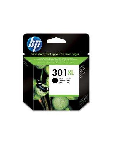 Cartucho de Tinta Original HP 301XL Preto - CH563EE
