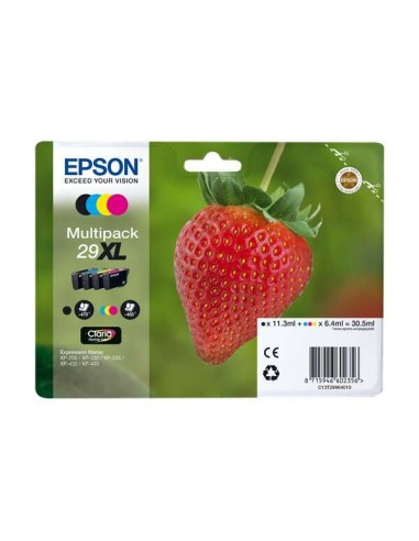 Epson T2996 (29XL) Pacote de 4 Tinteiros Originais - C13T29964012