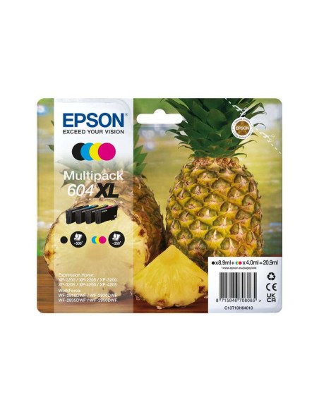 Epson 604XL Pacote de 4 Cartuchos de Tinta Originais - C13T10H64010