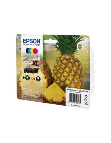 Epson 604XL Pacote de 4 Cartuchos de Tinta Originais - C13T10H64010