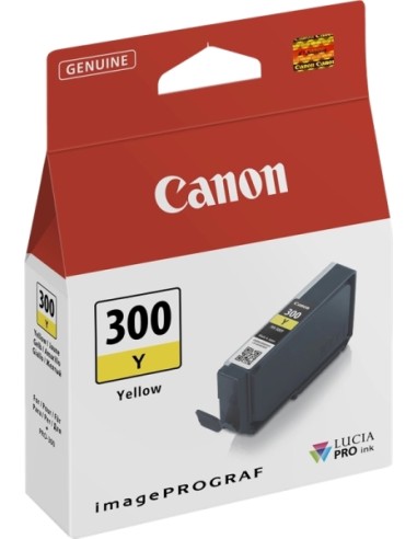 Canon PFI300 Amarelo Cartucho de Tinta Original - 4196C001/PFI300Y