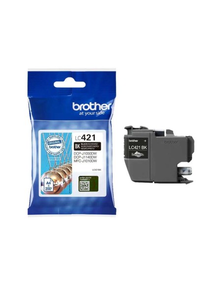 Brother LC421 Preto Cartucho de Tinta Original - LC421BK