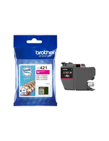 Brother LC421 Magenta Cartucho de Tinta Original - LC421M