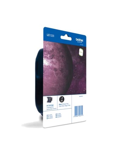 Brother LC1220 Preto Cartucho de Tinta Original - LC1220BKBP