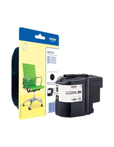 Brother LC229XL Preto Cartucho de Tinta Original - LC229XLBKBP