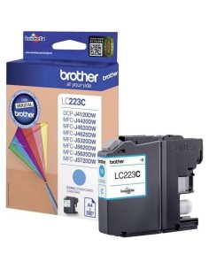Brother LC223 Ciano Cartucho de Tinta Original - LC223CBP