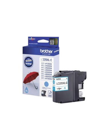 Brother LC225XL Ciano Cartucho de Tinta Original - LC225XLCBP