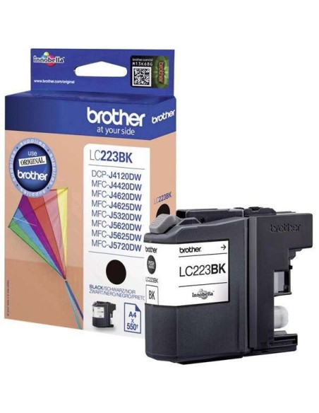 Brother LC223 Preto Cartucho de Tinta Original - LC223BKBP