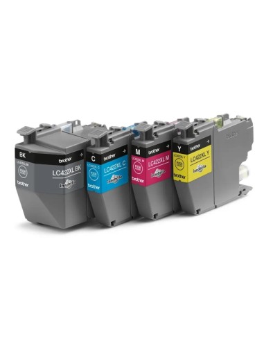 Brother LC422XL Pacote de 4 Cartuchos de Tinta Originais - LC422XLVAL