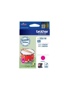 Brother LC22U Magenta Cartucho de Tinta Original - LC22UMBP