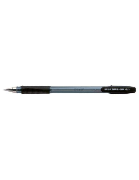 Pilot BPS-GP Caneta Esferográfica com Ponta Média de 1mm - Traço de 0.25mm - Recarregável - Cor Preta