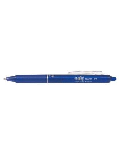 Pilot Frixion Clicker Caneta Gel Apagável Retrátil - Ponta de Esfera 0,7mm - Traço 0,4mm - Grip Ergonômico - Cor Azul