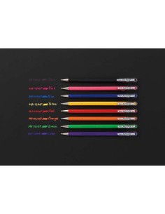 Pentel Mattehop Esferográfica - Ponta 1mm - Traço 0.5mm - Tinta de Gel Opaca - Fabricada com 55% de Materiais Reciclados - Cor  2