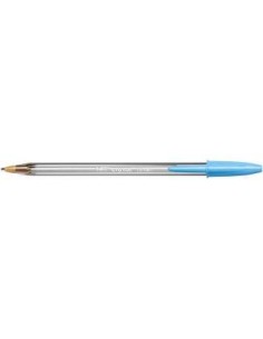 Bic Cristal Fun Caneta Esferográfica - Ponta Grossa de 1.6mm - Tinta à Base de Óleo - Cor Azul Turquesa
