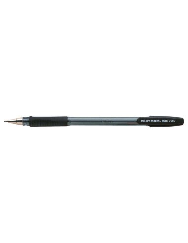 Pilot BPS-GP Caneta Recarregável com Ponta Extra Larga de 1,60mm - Traço de 0,33mm - Grip de Aderência - Cor Preta