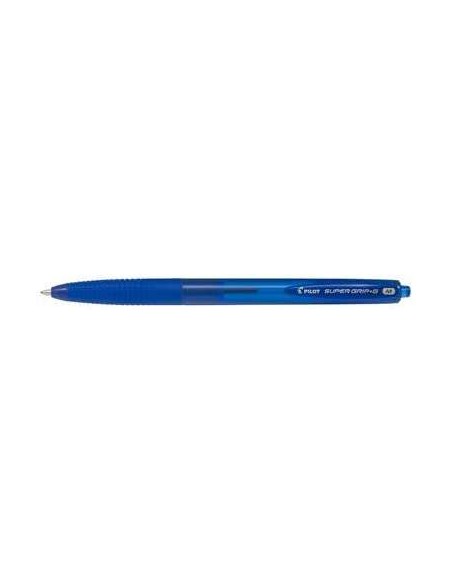 Pilot Caneta Esferográfica Retrátil SuperGrip G - Ponta Redonda 1.0mm - Traço 0.4mm - Tinta à Base de Óleo - Grip Ergonômico - 
