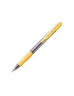 Pilot Caneta Esferográfica Retrátil SuperGrip - Ponta Redonda 1.0mm - Traço 0.27mm - Tinta à Base de Óleo - Grip Ergonômico - C