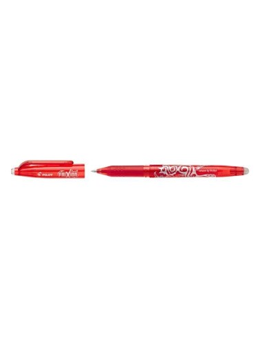 Pilot Frixion Ball Caneta Gel Apagável - Ponta de Esfera 0.7mm - Traço 0.4mm - Grip Ergonômico - Cor Vermelha