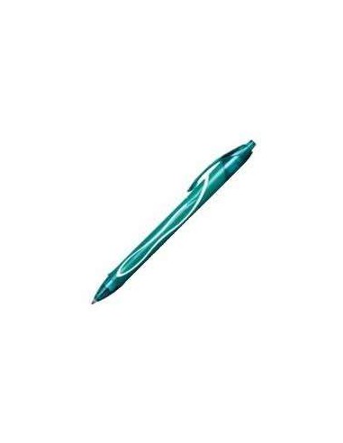 Bic Gel-Ocity Quick Dry Caneta Retrátil - Ponta Média de 0,7mm - Tinta em Gel - Secagem Ultra Rápida - Não Mancha o Papel - Cor