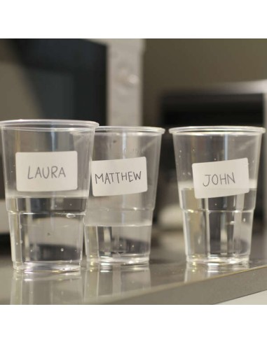 Apli Pack de 810 Etiquetas Retangulares 10x16mm - 10 Folhas de 81 Etiquetas - Ideal para Escrever nelas - Adesivo Permanente - 