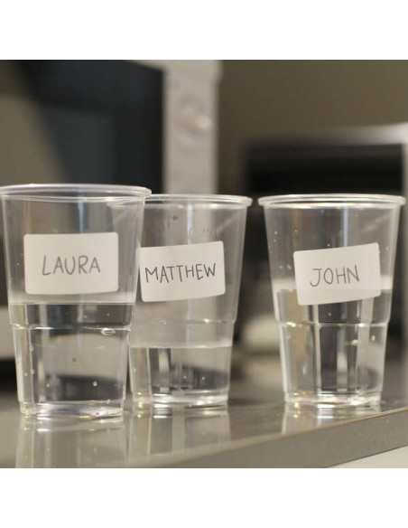 Apli Pack de 810 Etiquetas Retangulares 10x16mm - 10 Folhas de 81 Etiquetas - Ideal para Escrever nelas - Adesivo Permanente - 