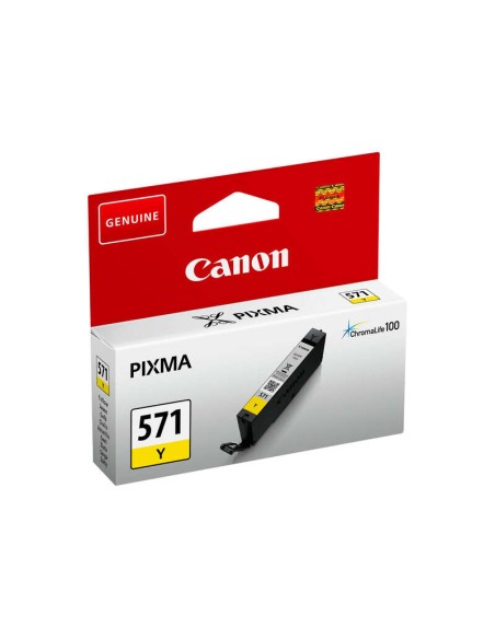 Canon CLI571 Amarelo Cartucho de Tinta Original - 0388C001