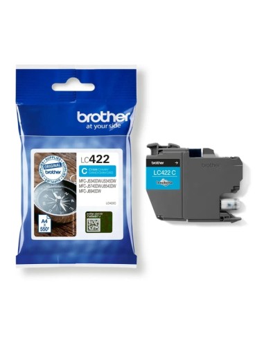 Brother LC422 Ciano Cartucho de Tinta Original - LC422C