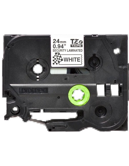 Brother TZeSE5 Fita Laminada de Segurança Original de Etiquetas - Texto preto sobre fundo branco - Largura 24mm x 8 metros