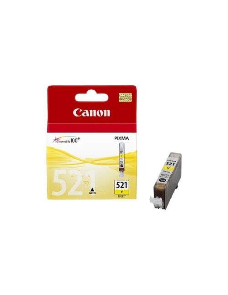 Canon CLI521 Amarelo Cartucho de Tinta Original - 2936B001