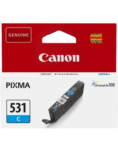 Canon CLI531 Cyan Cartucho de Tinta Original - 6119C001/CLI531C