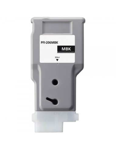 Canon PFI206 Preto Mate Cartucho de Tinta Pigmentada Genérico - PFI206MBK/5302B001