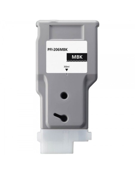 Canon PFI206 Preto Mate Cartucho de Tinta Pigmentada Genérico - PFI206MBK/5302B001