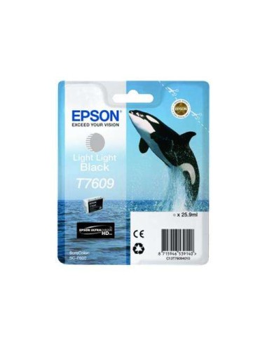 Epson T7609 Preto Light Light Cartucho de Tinta Original - C13T76094010