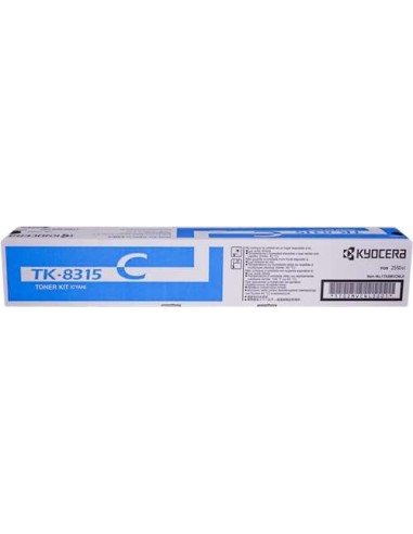 Kyocera TK8315 Ciano Cartucho de Toner Original - 1T02MVCNL0/TK8315C