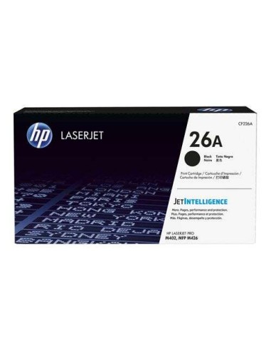 HP CF226A Cartucho de Toner Original Preto - 26A