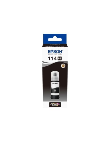Epson 114 Preto Foto Garrafa de Tinta Pigmentada Original - C13T07B140