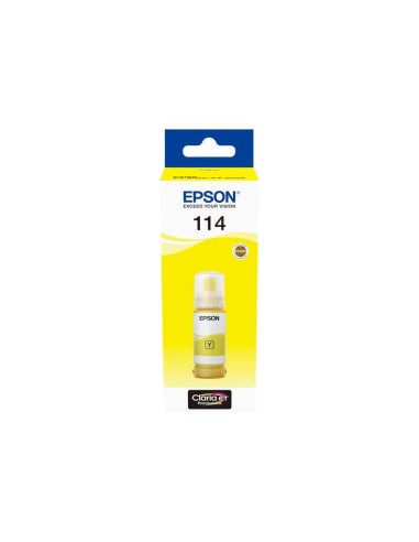 Epson 114 Garrafa de Tinta Pigmentada Amarela Original - C13T07B440