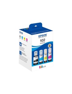 Epson 102 Pack de 4 Garrafas de Tinta Originais - C13T03R640 2