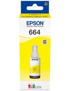 Epson T6644 Garrafa de Tinta Amarela Original - C13T664440