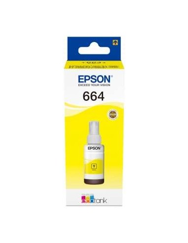 Epson T6644 Garrafa de Tinta Amarela Original - C13T664440