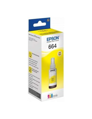 Epson T6644 Garrafa de Tinta Amarela Original - C13T664440