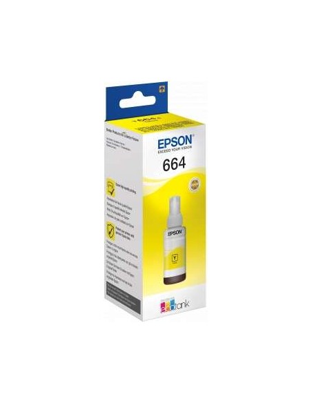 Epson T6644 Garrafa de Tinta Amarela Original - C13T664440