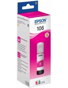 Epson 106 Magenta Garrafa de Tinta Original - C13T00R340 2